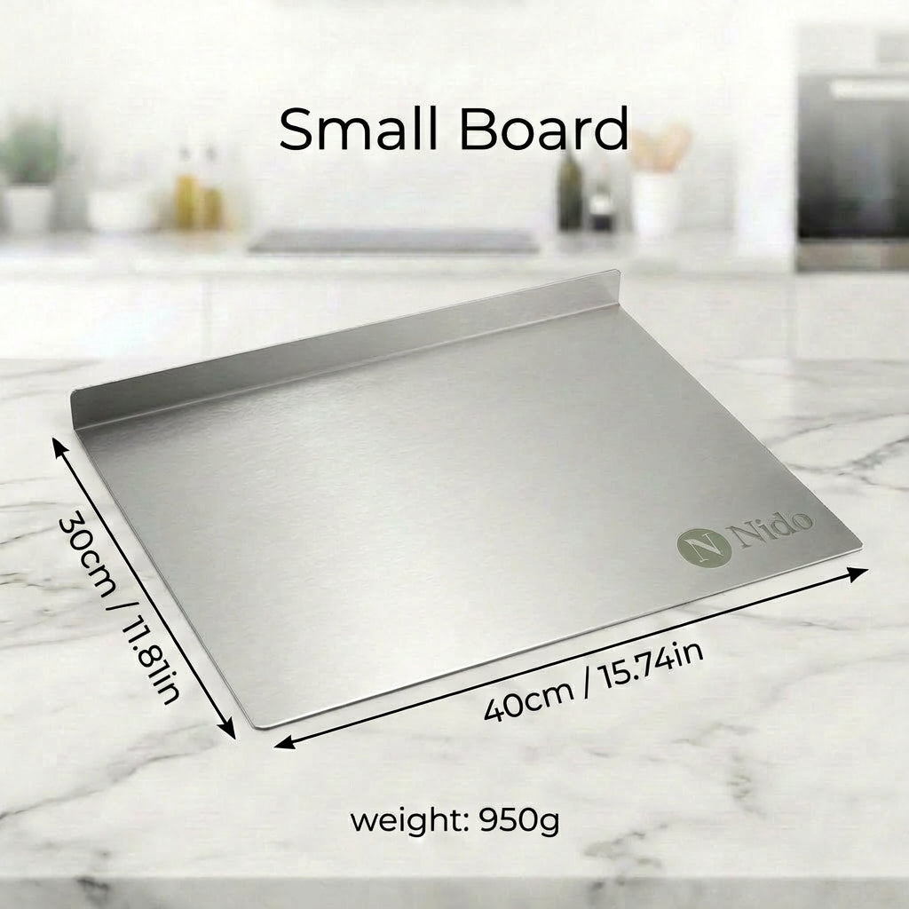 Nido™ Premium Stainless Steel Prep Board