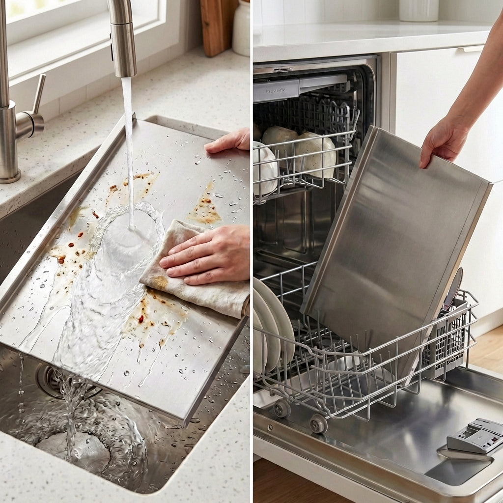 Nido™ Premium Stainless Steel Prep Board