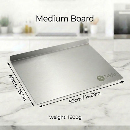 Nido™ Premium Stainless Steel Prep Board