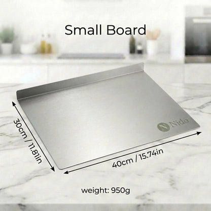 Nido™ Premium Stainless Steel Prep Board